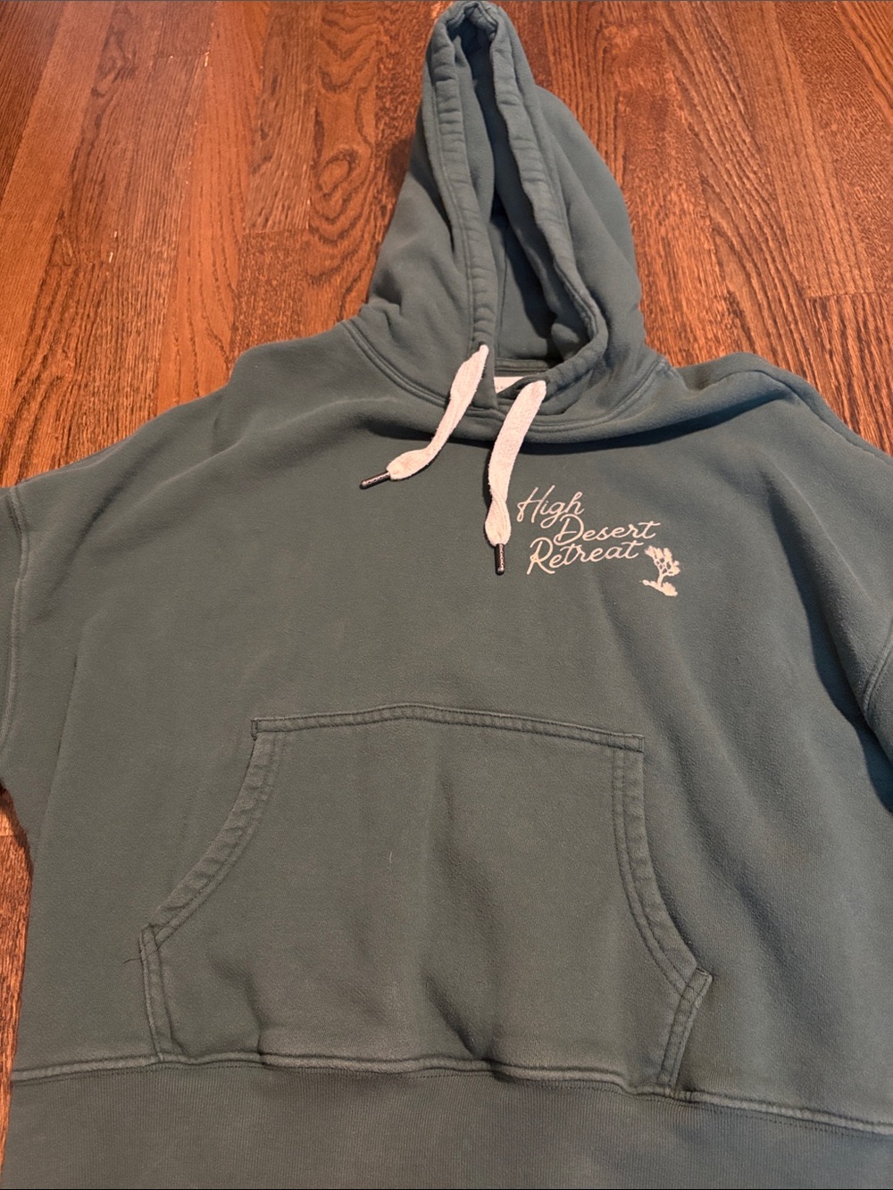 Spiritual Gangster High Desert Retreat Women’s Hoodie Sweatshirt - Dusty Teal